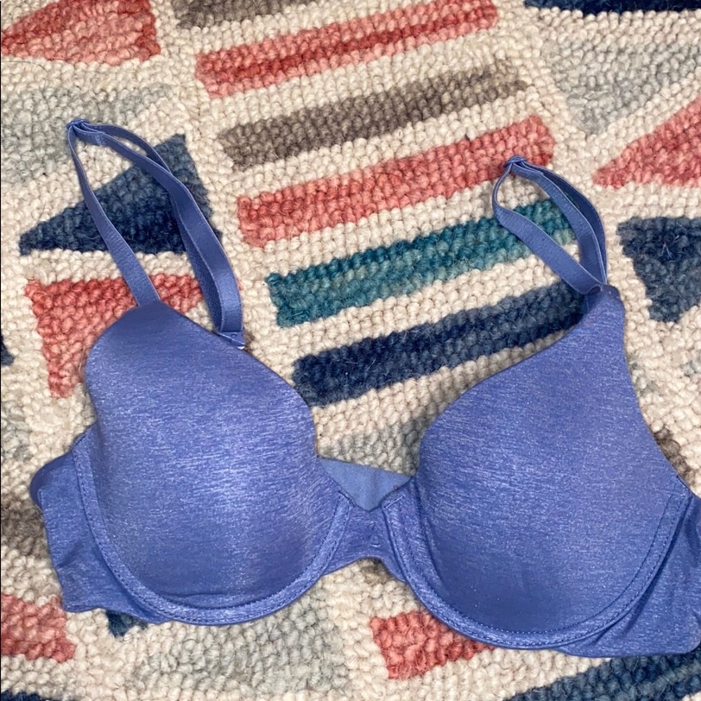 Light Blue Victoria’s Secret Uplift Semi Demi Bra